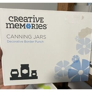 Creative Memories Canning Jars Decorative Border Punch NEW